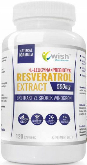 Wish Resveratrol Extract 500mg - 120kaps