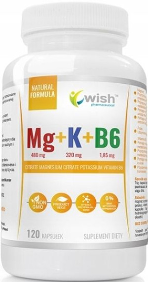 Wish Mg+k+vit.b6 Forte-120kaps