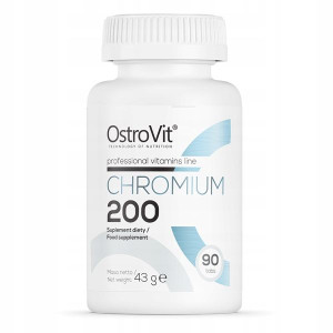 Ostrovit Chromium 200mg - 200 Tabl. Zahamuj Apetyt