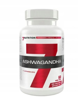 7 Nutrition Ashwagandha 7% - 60kaps Nastrój Stres