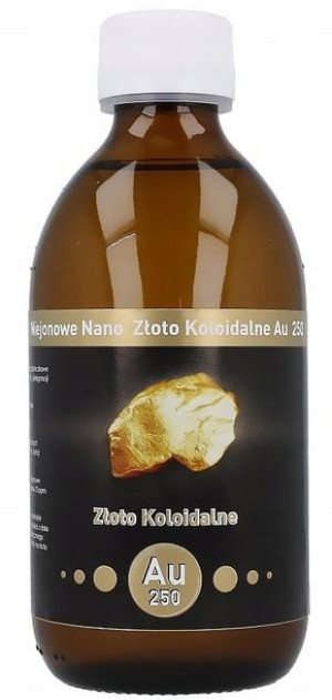 Vitacolloids Złoto Koloidalne 25ppm - 300ml
