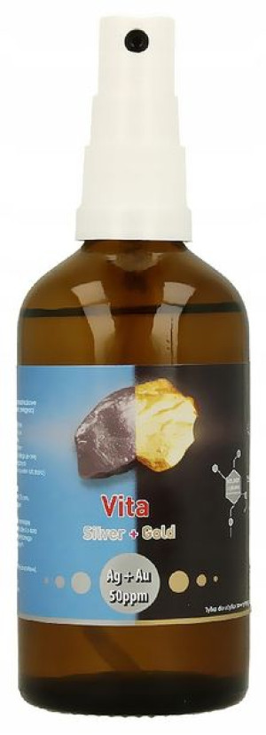 Vitacolloids Srebro+złoto Koloidalne 50ppm - 100ml