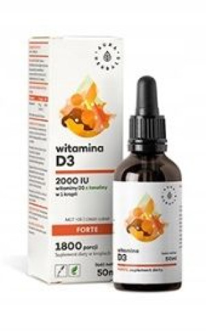 Aura Witamina D3 Forte(2000iu) Mct-oil 50ml