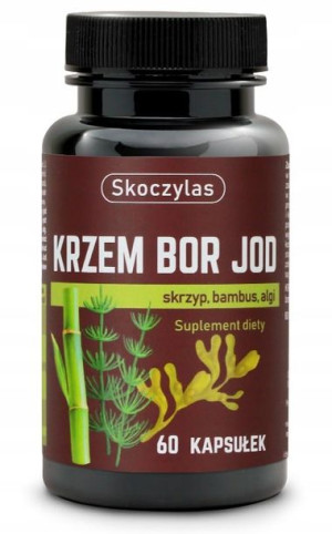 Skoczylas Krzem,bor,jod - 60kaps