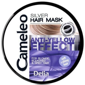 Cameleo Silver Anti Yellow Effect, maska do włosów neutralizująca żółtawe o