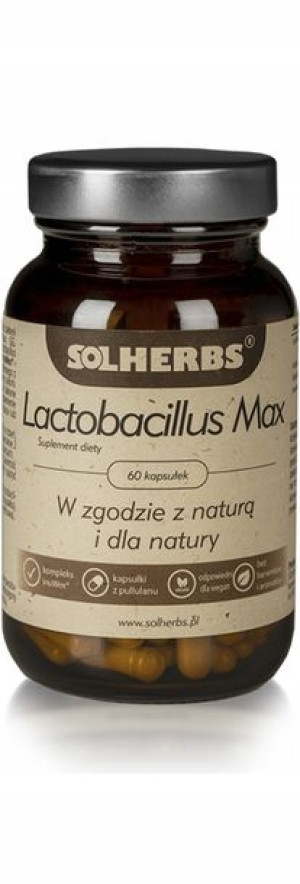 Solherbs Lactobacillus Max 60kaps