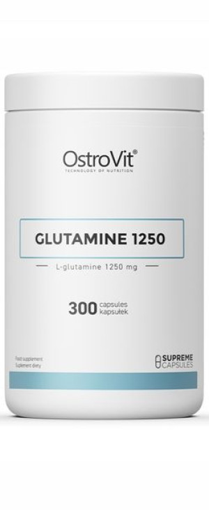 Ostrovit Supreme Capsules Glutamine 1250mg-300kaps