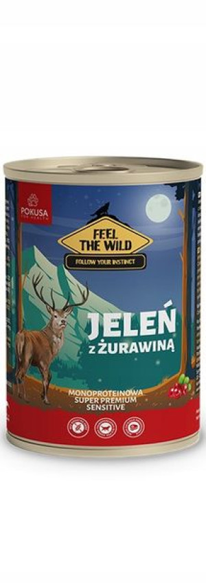 Pokusa Karma Mokra Jeleń Z Żurawiną 800g