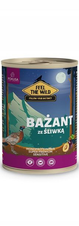Pokusa Karma Mokra Bażant Ze Śliwką 800g