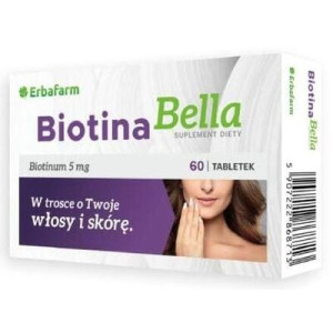 Erbafarm Biotina Bella, tabletki, 60 szt.