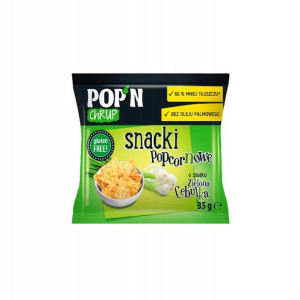 Sante Pop'n Chrup Snacki Popcornowe Ziel.ceb.-35g