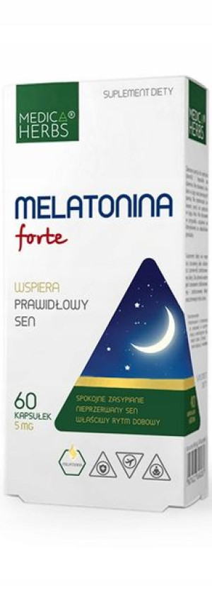 Medica Herbs Melatonina Forte 60 Kaps.