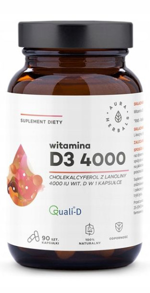 Aura Witamina D3 4000 Iu - 90kaps