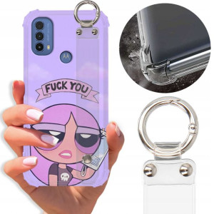 Etui Antishock Pasek do MOTOROLA E30 Bajki Wzory