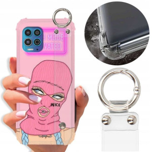 Etui Antishock Pasek Do MOTOROLA G100 Modne Wzory