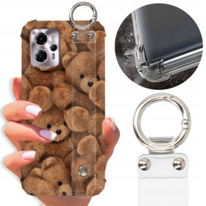 Etui Antishock Pasek Do MOTOROLA G23 Misie Wzory
