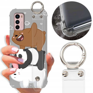 Etui ANTISHOCK PASEK do MOTOROLA G42 Misie Wzory