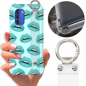 Etui Antishock Pasek do MOTOROLA G51 5G Case Wzory
