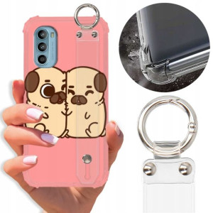 Etui Antishock Pasek do MOTOROLA G52 Słodkie Wzory