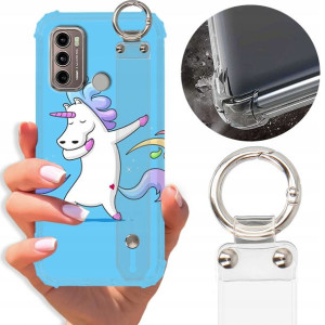 Etui Antishock Pasek do MOTOROLA G60 Bajki Wzory