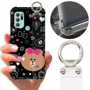 Etui Antishock Pasek do MOTOROLA G60S Sweet Wzory