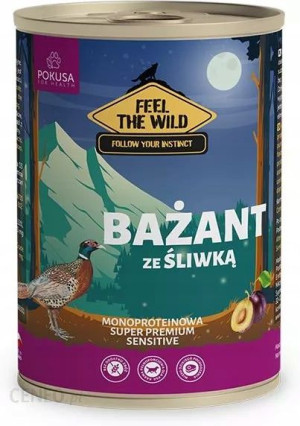Pokusa Karma Mokra Bażant Ze Śliwką 400g