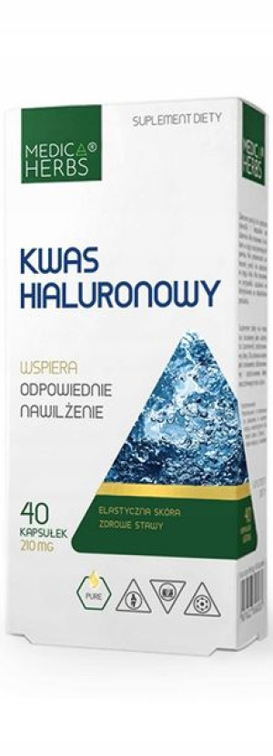 Medica Herbs Kwas Hialuronowy 40 Kaps