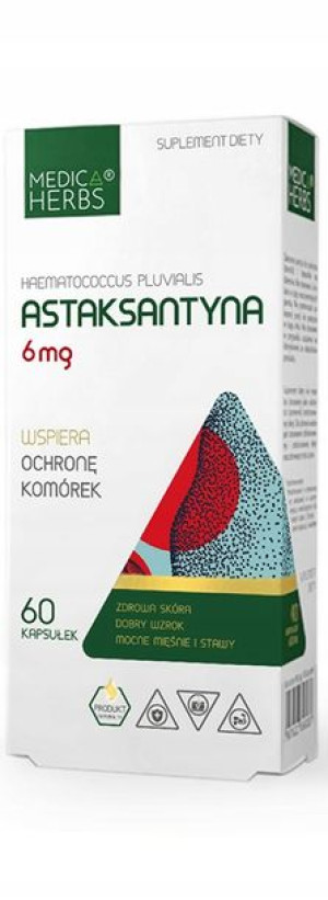 Medica Herbs Astaksantyna 6mg 60 Kaps