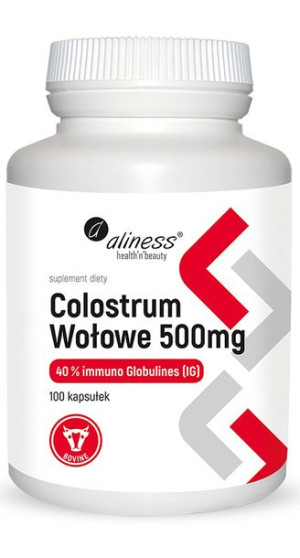 Aliness Colostrum Wołowe 100kaps