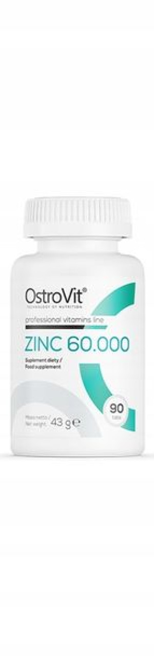 Ostrovit Zinc 60.000 - 90 Tab.odporność Skóra