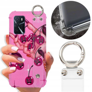 Etui Antishock Pasek Do OPPO A16 Dziewczęce Wzory