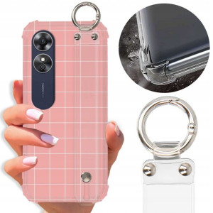 Etui Antishock Pasek Do OPPO A17 Modne Top Wzory
