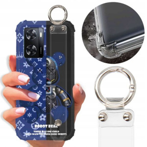 Etui Antishock Pasek do OPPO A57 4G Misie Wzory