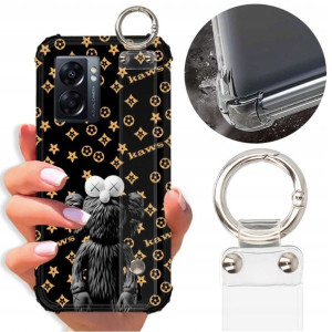 Etui Antishock Pasek do OPPO A57 4G Misie Wzory