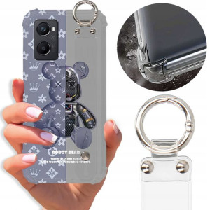 Etui Antishock Pasek do OPPO A96 4G Misie Wzory