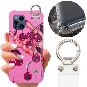 Etui Antishock Pasek Do OPPO FIND X3 Girl Wzory