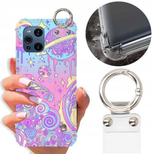 Etui Antishock Pasek Do OPPO FIND X3 PRO Top Wzory