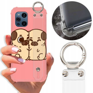 Etui Antishock Pasek do OPPO FIND X3 PRO Top Wzory