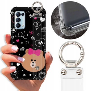Etui Antishock Pasek do OPPO RENO 5 4G Sweet Wzory