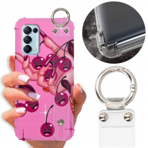Etui Antishock Pasek Do OPPO RENO 5 5G Girl Wzory