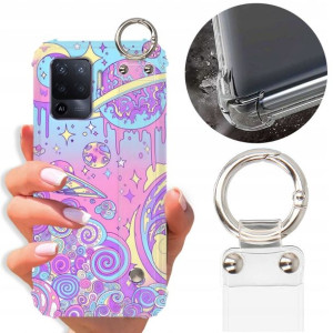 Etui Antishock Pasek Do OPPO RENO 5 LITE Top Wzory