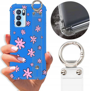 Etui Antishock Pasek do OPPO RENO 6 5G Case Wzory