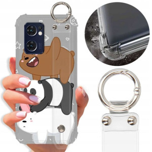 Etui ANTISHOCK PASEK do OPPO RENO 7 5G Misie Wzory