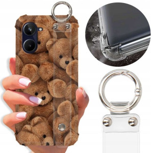 Etui Antishock Pasek Do REALME 10 4G Misie Wzory