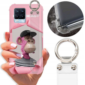 Etui Antishock Pasek do REALME 8 PRO Misie Wzory