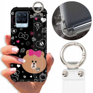 Etui Antishock Pasek do REALME 8 PRO Słodkie Wzory