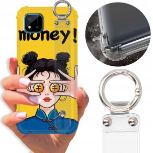 Etui Antishock Pasek do REALME C11 2021 Miś Wzory