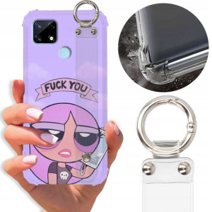 Etui Antishock Pasek do REALME C12 Bajki Top Wzory