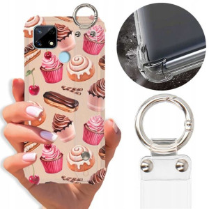 Etui Antishock Pasek do REALME C12 Dziecięce Wzory