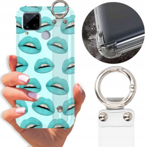 Etui Antishock Pasek do REALME C15 Letnie Wzory